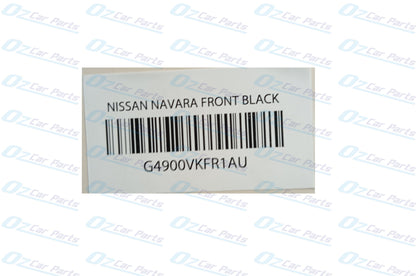 Front Rubber Floor Mats Pair Genuine for Nissan Navara D22