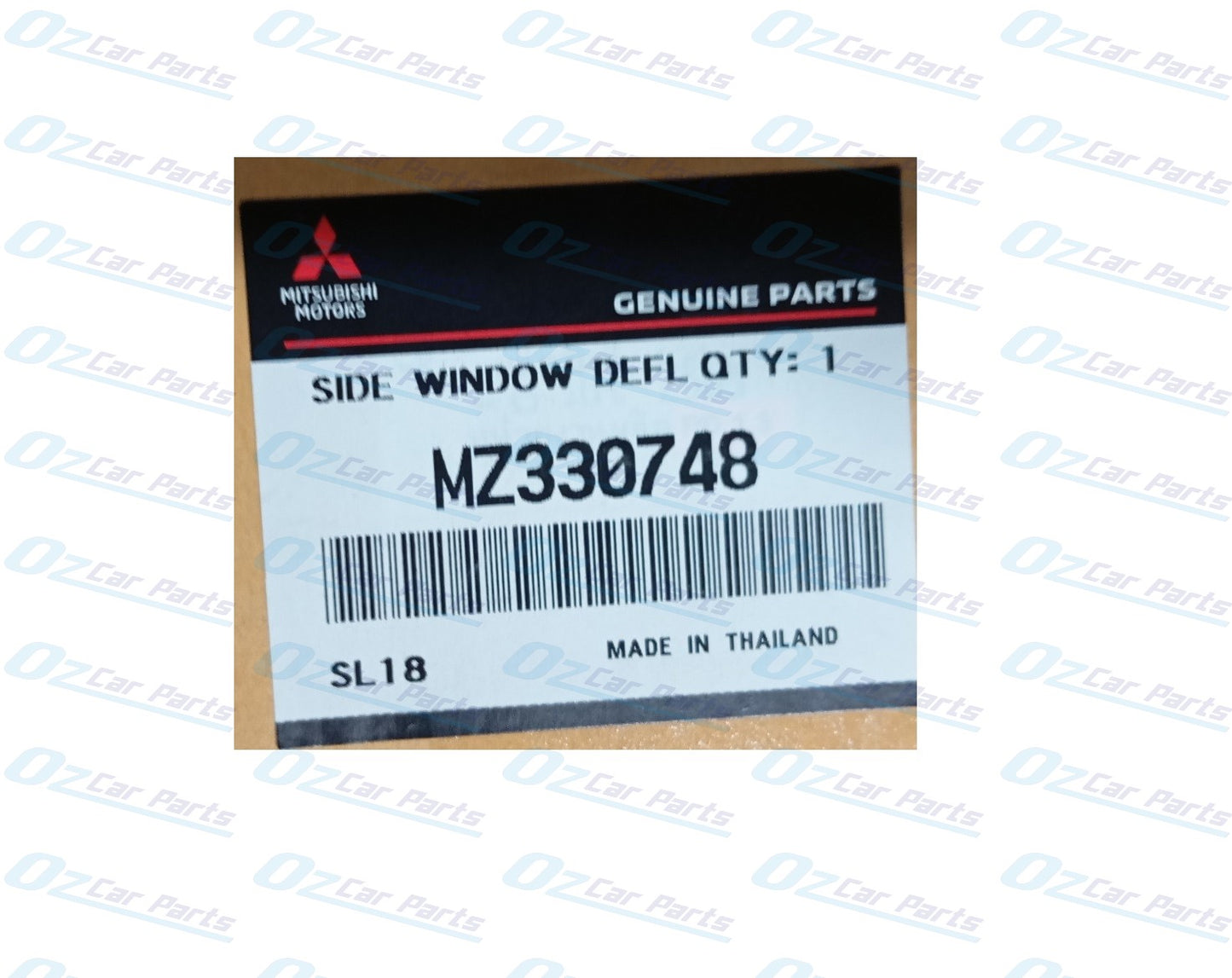 Weathershields Set of 4 Genuine for Mitsubishi Triton MQ MR 2015-Onwards