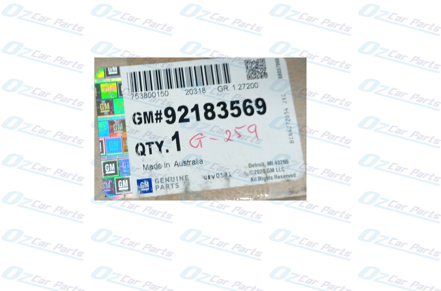Top Cover Radiator Panel Genuine for Holden VZ SS SV6 Calais Berlina Executive V6 V8 Sedan Wagon