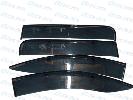 Weathershields Narrow Type Set of 4 Genuine for Mitsubishi Triton MQ MR Dual Cab 2015-Onwards