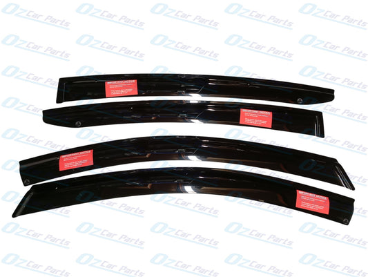 Slimline Weathershield Black Set of 4 Genuine for Holden Commodore ZB Liftback Hatchback