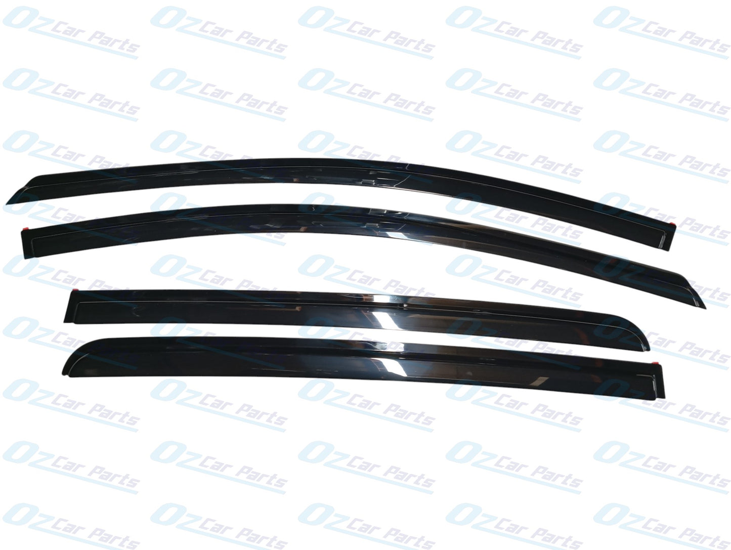 Slimline Smoked Weathershields Set Full Kit Genuine for Holden Barina Hatch