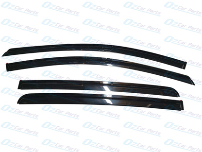 Slimline Smoked Weathershields Set Full Kit Genuine for Holden Barina Hatch