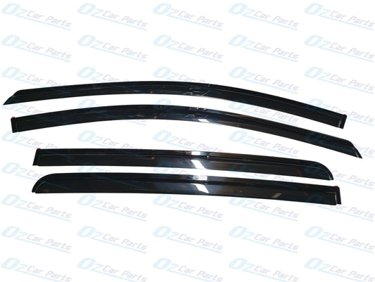 Slimline Smoked Weathershields Set Full Kit Genuine for Holden Barina Hatch