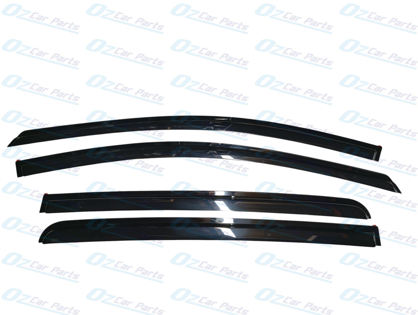 Slimline Smoked Weathershields Set Full Kit Genuine for Holden Barina Hatch