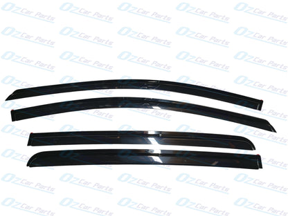 Slimline Smoked Weathershields Set Full Kit Genuine for Holden Barina Hatch