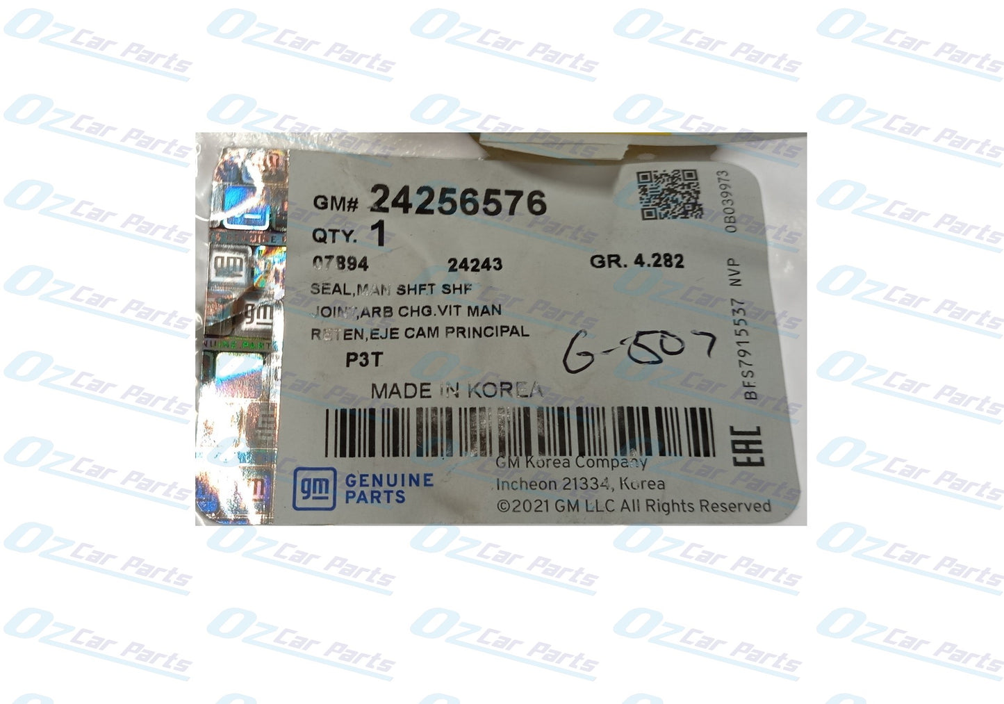 Transmission Side Seal Genuine for Holden Commodore VE VZ SV6 5 & 6 Speed