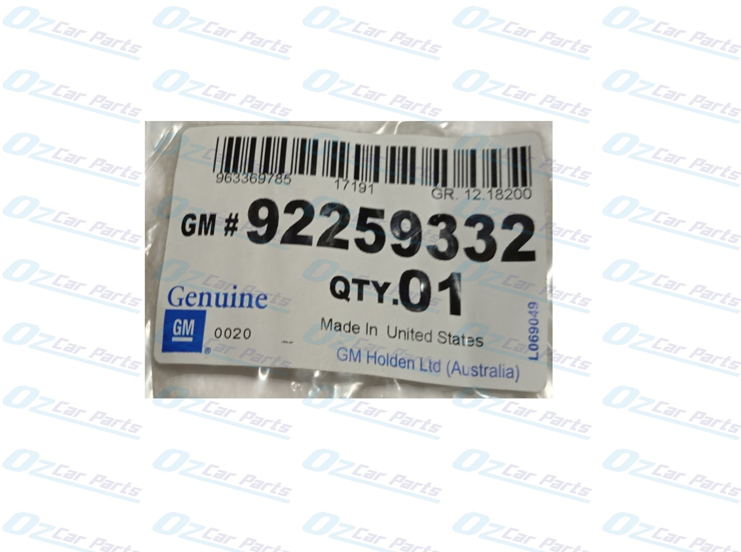 Rear Chevrolet Badge for Holden Commodore VF SS SV6 Evoke Sedan