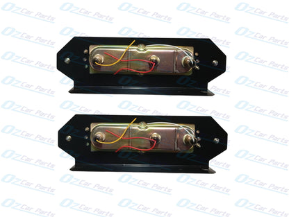Universal LED Tail Lights with Bracket and Globes Tray Back Ute and Trailer Pair