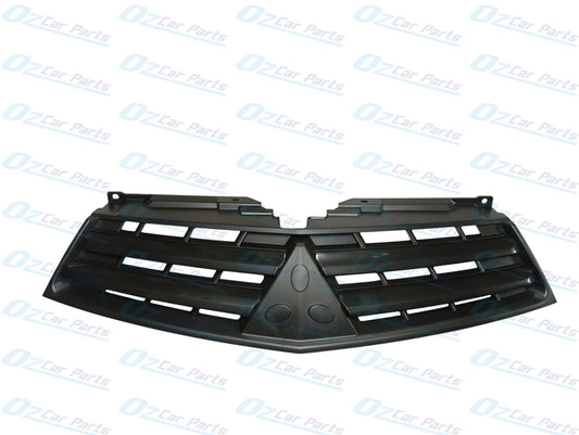 Front Black Horizontal Bar Mesh Grille for Mitsubishi Triton MN Ute 2009-2015