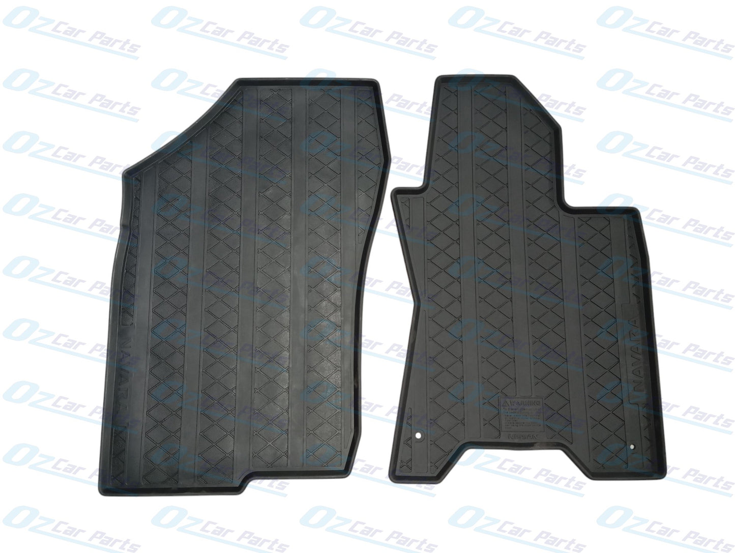 Front Rubber Floor Mats Set Genuine for Nissan Navara D23 NP300