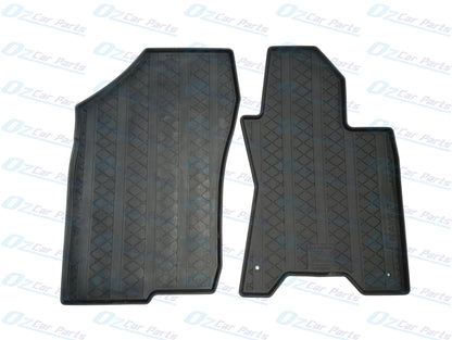 Front Rubber Floor Mats Set Genuine for Nissan Navara D23 NP300