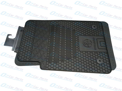 Front Heavy Duty Black Rubber Floor Mats Pair Genuine for Holden Commodore VE