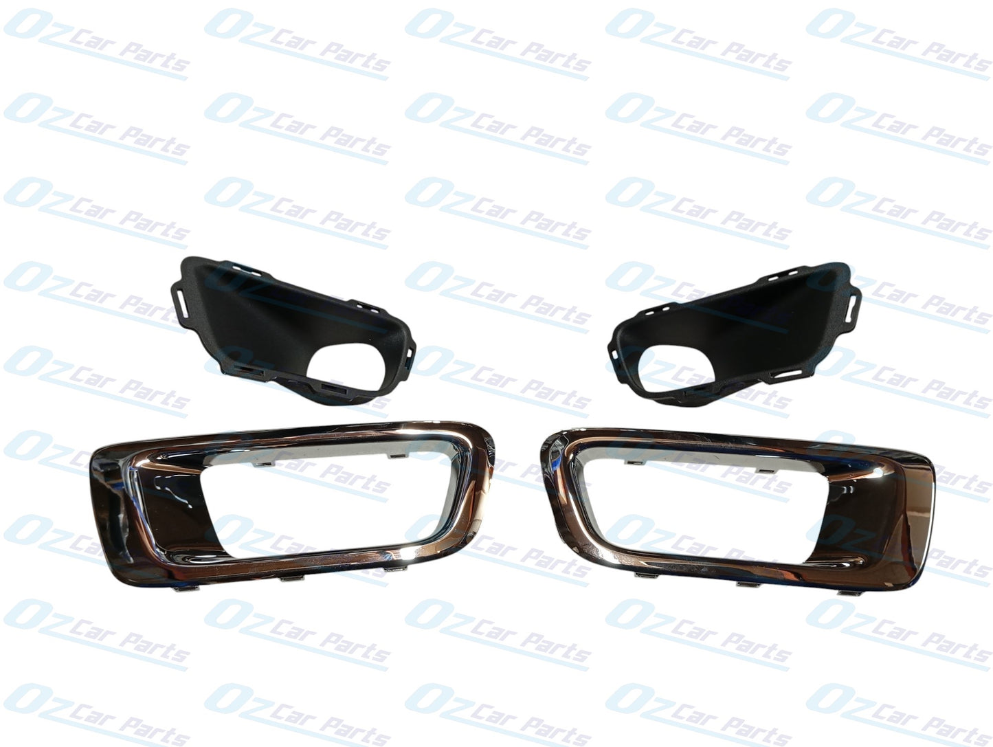 Fog Light Bezel Cover with Chrome Surround Full Kit Genuine for Holden RG Colorado 2012 - 2015