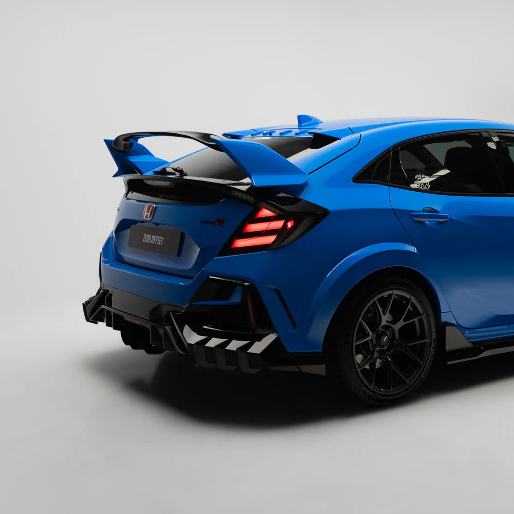 Mugen Style Rear Diffuser & Rear Spats for Honda Civic FK8 2017-2021