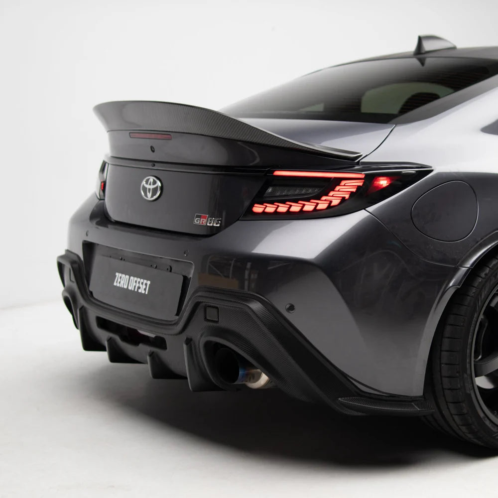 TRD 'High Kick' Style Spoiler for Subaru BRZ (ZD8) / Toyota GR86 (ZN8) Carbon Fibre 2022+