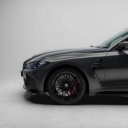 OEM Style Pre Pregged Dry Carbon Fender Vent Cover for BMW M3 G80 G81 2020+