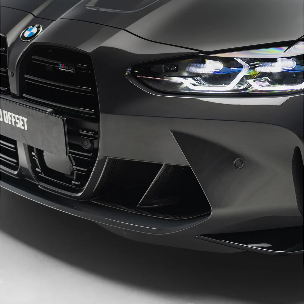 M Performance Style Pre Pregged Dry Carbon Front Ducts for BMW M3 G80 G81 / M4 G82 G83 2020+