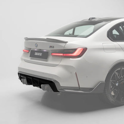 M-Performance Style Pre Pregged Dry Carbon Diffuser for BMW M3 G80 G81 / M4 G82 G83 (Standard Quad Tip) 2020+