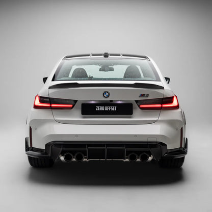 M-Performance Style Pre Pregged Dry Carbon Diffuser for BMW M3 G80 G81 / M4 G82 G83 (Standard Quad Tip) 2020+