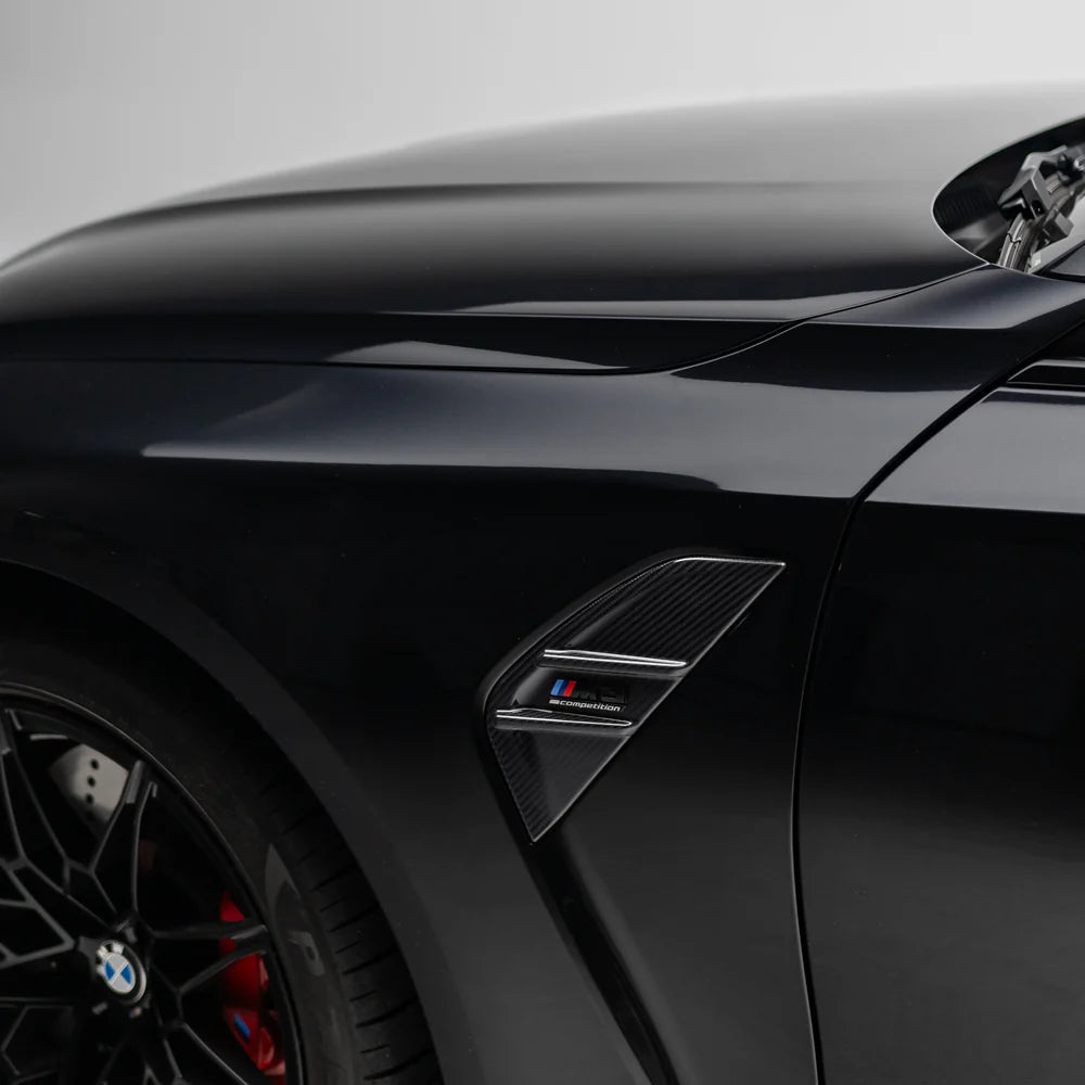 M Performance Style Pre Pregged Dry Carbon Fender Vent Cover for BMW M3 G80 G81 2020+