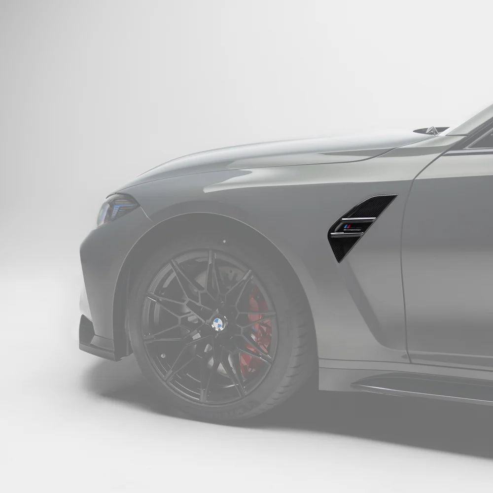 M Performance Style Pre Pregged Dry Carbon Fender Vent Cover for BMW M3 G80 G81 2020+