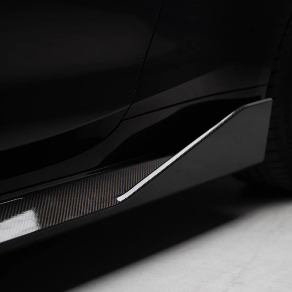 M Performance Style Pre Pregged Dry Carbon Side Skirts for BMW M4 G82 G83 2020+