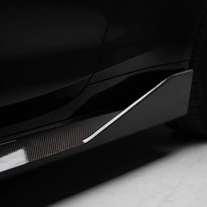 M Performance Style Pre Pregged Dry Carbon Side Skirts for BMW M4 G82 G83 2020+