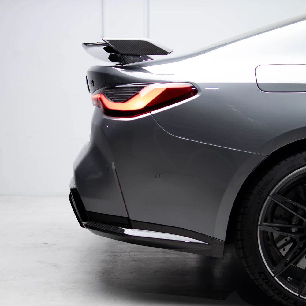 OEM Style Pre Pregged Dry Carbon Rear Winglets for BMW M4 G82 G83 2020+