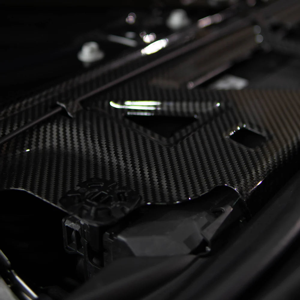 OEM Style Pre Pregged Dry Carbon Fiber Cooling Shroud for BMW M2 G87 / M3 G80 G81 / M4 G82 G83 2020+