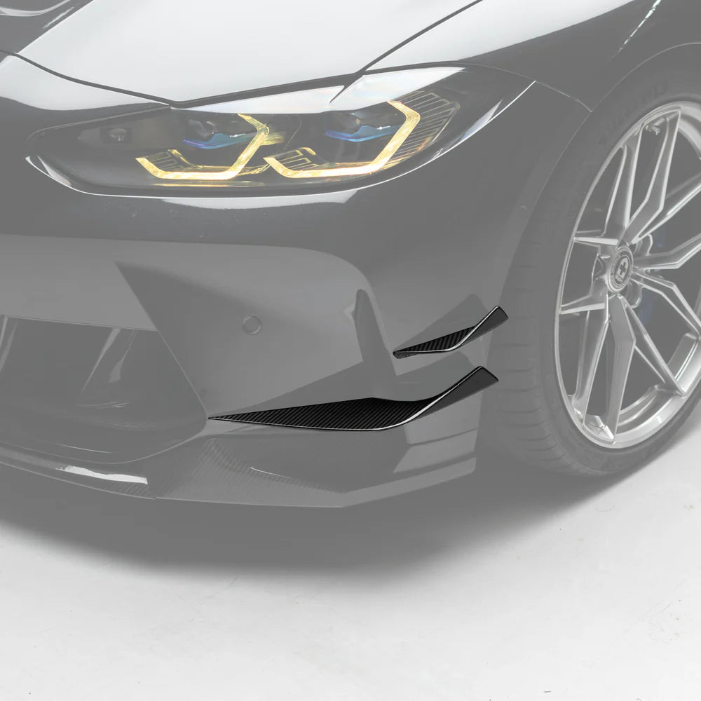 VS Style Pre Pregged Dry Carbon Canards for BMW M3 G80 G81 / M4 G82 G83 2020+