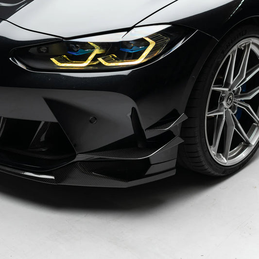 VS Style Pre Pregged Dry Carbon Canards for BMW M3 G80 G81 / M4 G82 G83 2020+