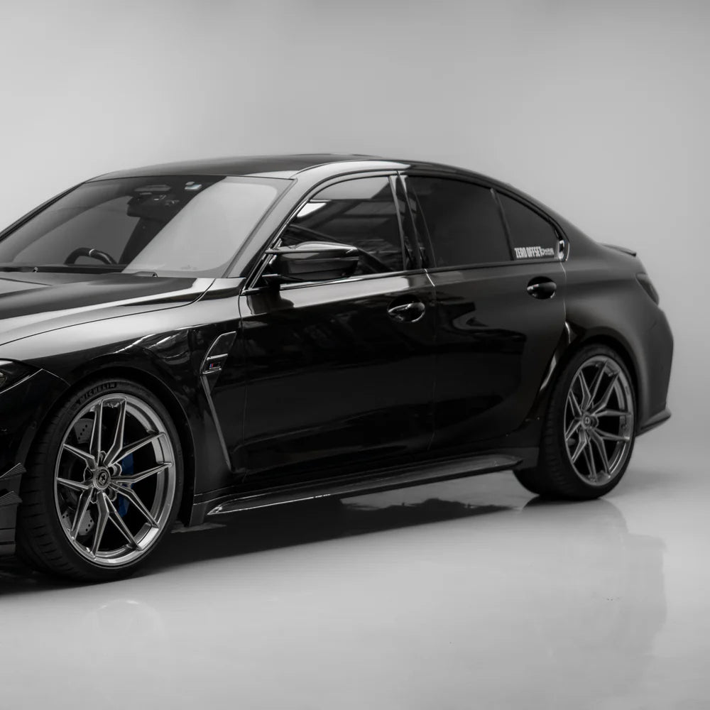 OEM Style Pre Pregged Dry Carbon Side Skirts for BMW M3 G80 G81 2020+