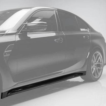 OEM Style Pre Pregged Dry Carbon Side Skirts for BMW M3 G80 G81 2020+
