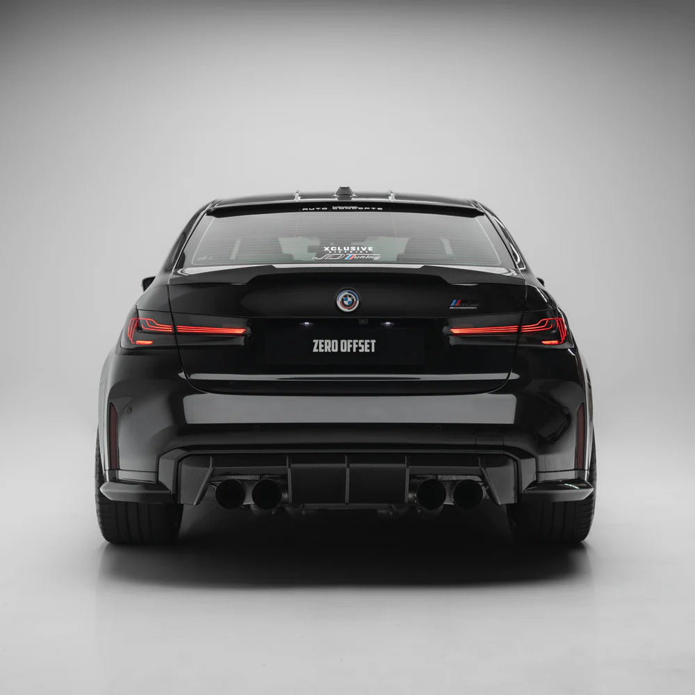 M-Performance Style Pre Pregged Dry Carbon Diffuser for BMW M3 G80 G81 / M4 G82 G83 (Standard Quad Tip) 2020+