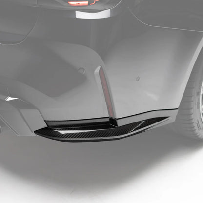 OEM Style Pre Pregged Dry Carbon Rear Winglets for BMW M3 G80 G81 2020+