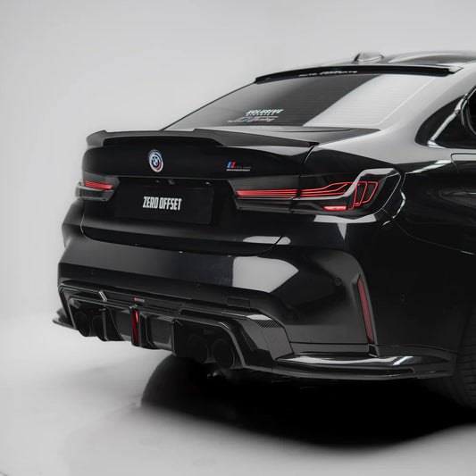 M4 Style Pre Pregged Dry Carbon Fiber Spoiler For BMW 3 Series G20 / M3 G80 2020+