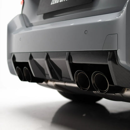 OEM Style Pre Pregged Dry Carbon Fiber Rear Diffuser for BMW M2 G87 2023+