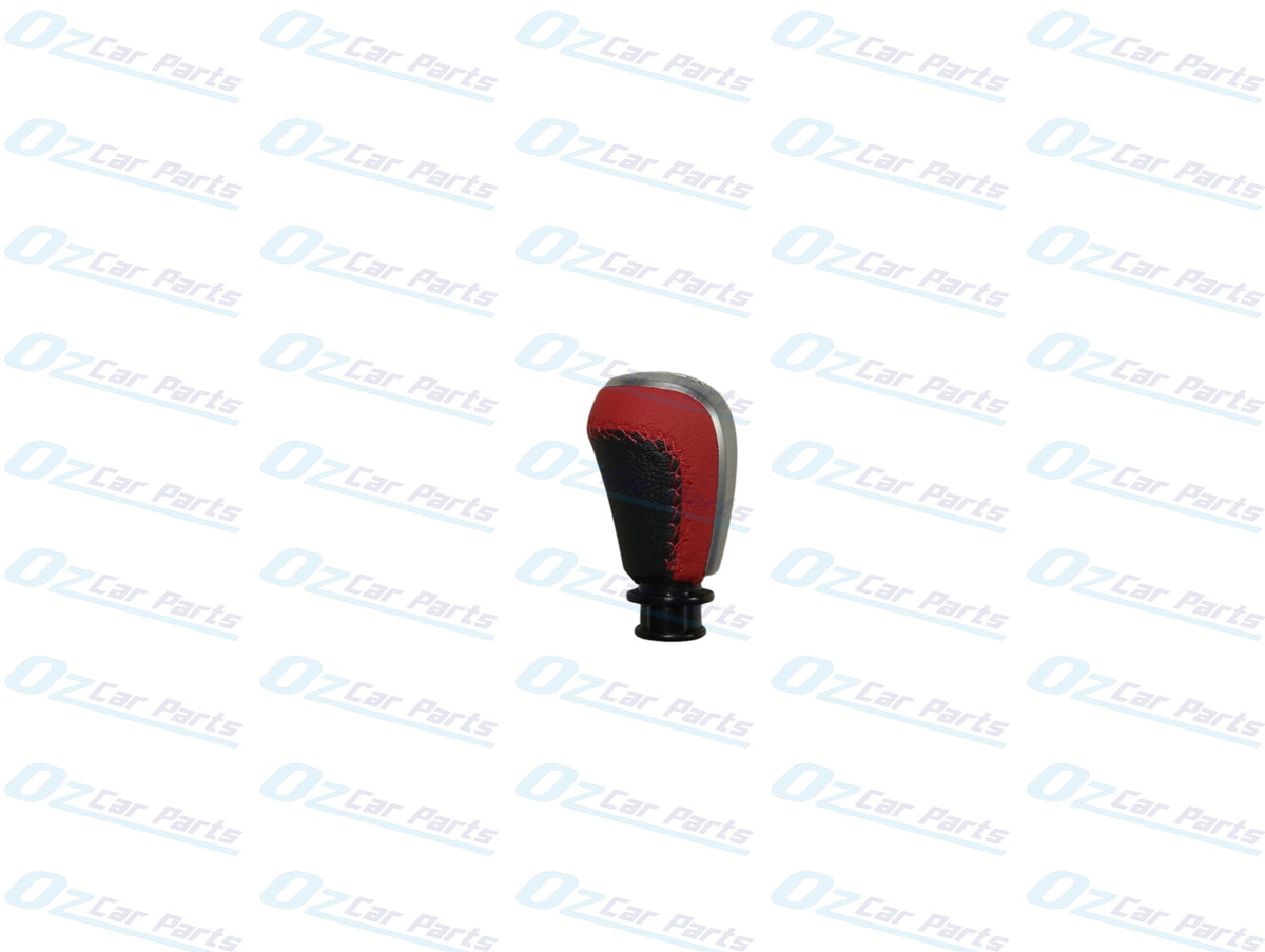 Silver Red Leather Manual Gear Knob for Holden Commodore VS VT VU VX VY V6