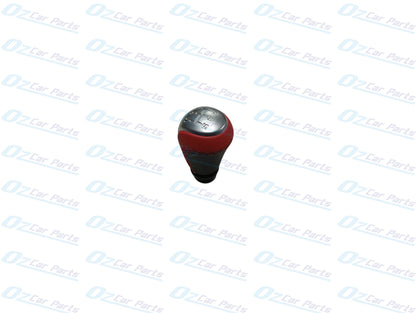 Silver Red Leather Manual Gear Knob for Holden Commodore VS VT VU VX VY V6