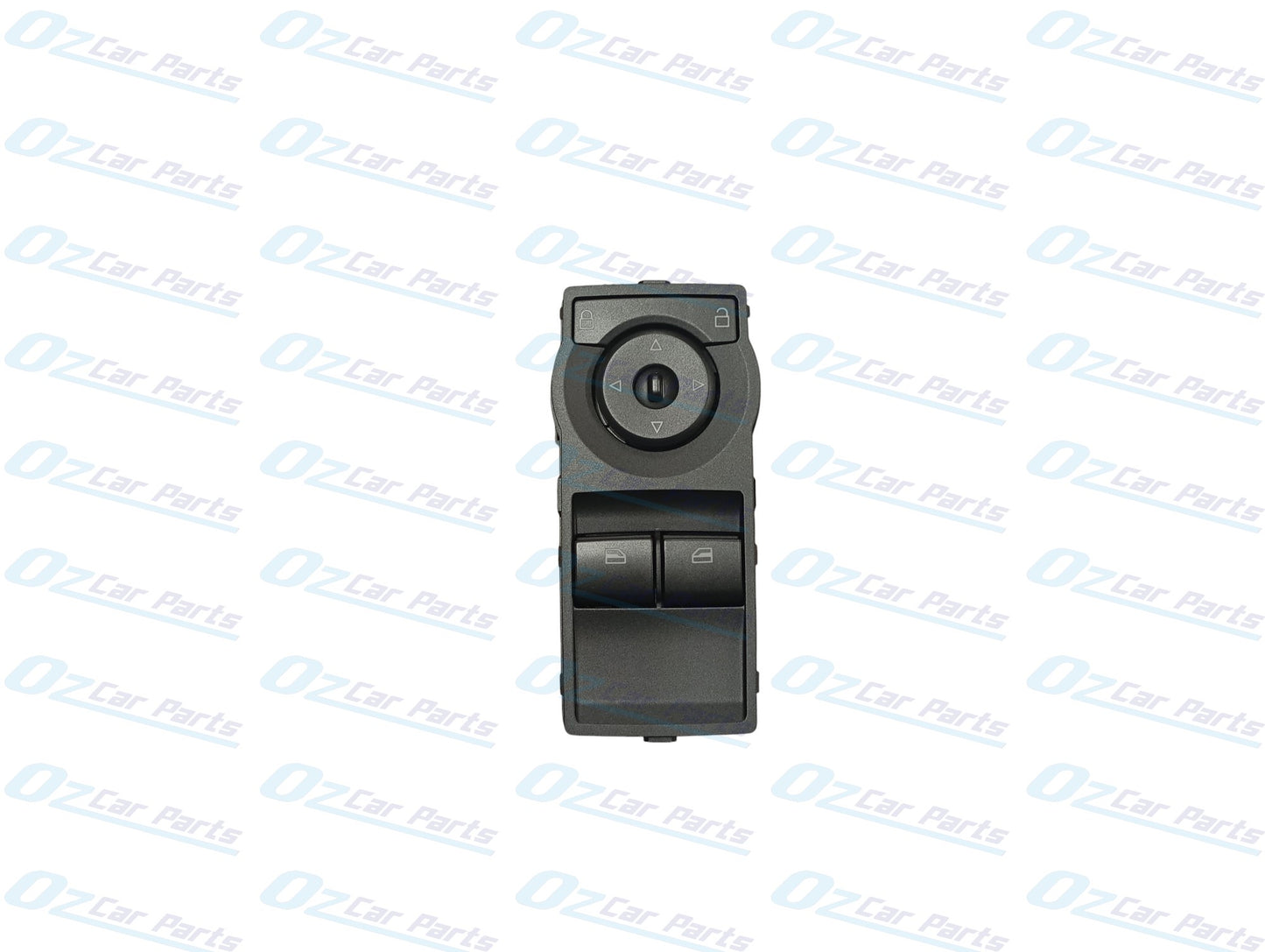 Ute Power Window/Mirror Switch 2 Button Grey with Green LED for Holden Commodore VE Ute