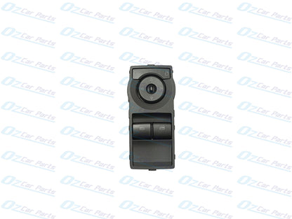 Ute Power Window/Mirror Switch 2 Button Grey with Green LED for Holden Commodore VE Ute