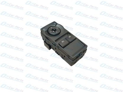 Ute Power Window/Mirror Switch 2 Button Grey with Green LED for Holden Commodore VE Ute