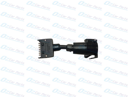 Holden Trailer Plug Adaptor with Harness 7 Pin Flat Male to 7 Pin Female Round Genuine