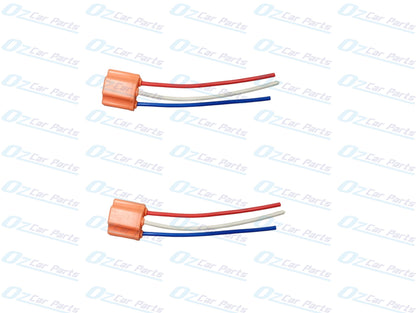 H4 Globes Plug with Wire Connector Pair for any Car