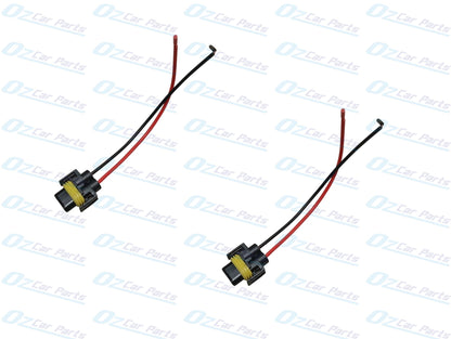 H11 Globes Plug with Wire Connector Pair for any Car