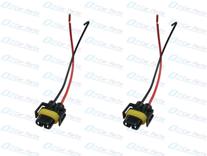 H11 Globes Plug with Wire Connector Pair for any Car