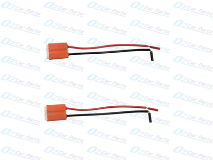 H7 Globes Plug with Wire Connector and Rubber Seal Pair for any Car