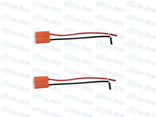 H7 Globes Plug with Wire Connector and Rubber Seal Pair for any Car