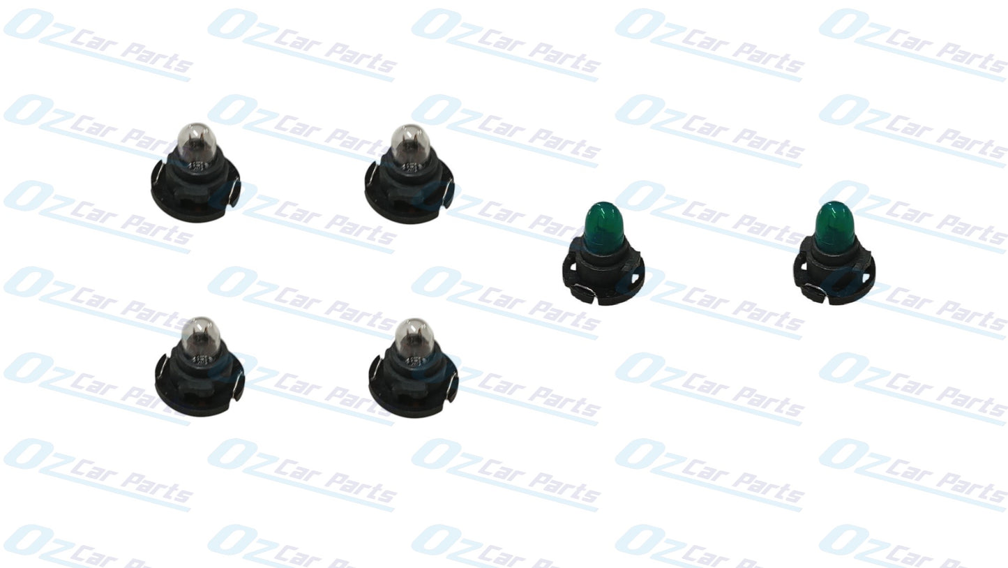 Climate Control Air Con Control Green Globes Pair and Clear Globes Set of 4 Genuine for Holden Commodore VT VX